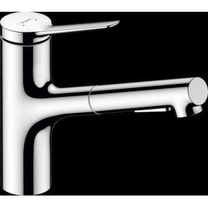 Hansgrohe Zesis M33 - Drezová batéria s výsuvnou spŕškou, chróm 74820000