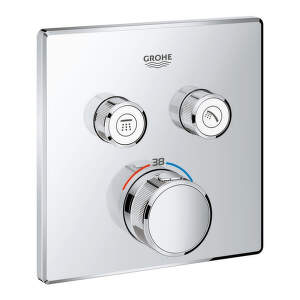 Grohe Grohtherm SmartControl - Termostatická batéria pod omietku s 2 ventilmi, chróm 29124000