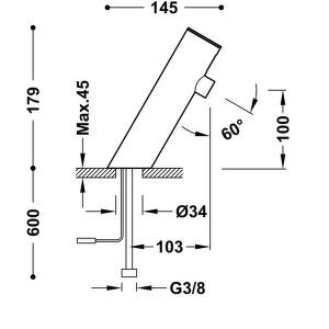 Tres - Zmiešavacia elektronická batéria 39210301