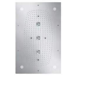 HansGrohe Raindance - Horná sprcha 680x460 mm Air 3jet bez osvetlenia, chróm 28417000