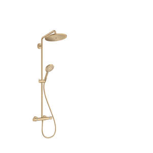 HansGrohe Croma Select S - Sprchový set Showerpipe 280 s termostatom, EcoSmart, kefovaný bronz 26891140