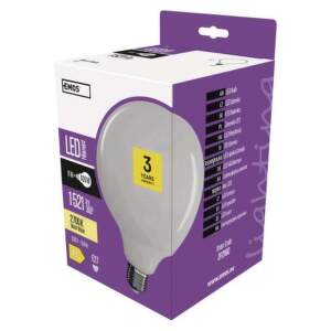 EMOS LED žiarovka Filament Globe / E27 / 11 W (100 W) / 1 521 lm / teplá biela, 1525733252