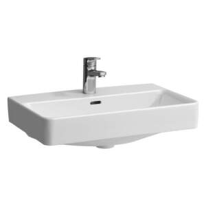 Laufen Pro S - Umývadlo Compact, 600 mm x 380 mm, 1 otvor na batériu, biela H8179590001041