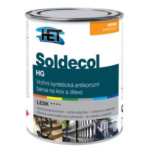 HET Syntetická antikorózna farba Soldecol HG 5400 Zelený tmavý 0,75l 440310001