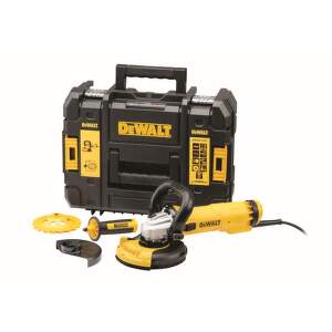 DEWALT Brúska uhlová 125mm 1200W set s kotučom a krytom DWE4217KT