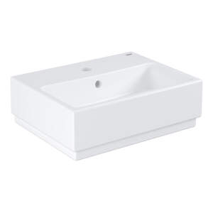 Grohe Cube Ceramic - Umývadlo s prepadom, 455 mm x 350 mm, PureGuard, alpská biela 3948300H