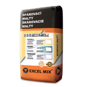 EXCEL MIX Škárovacia malta Polyblend S, sivá, 25 kg