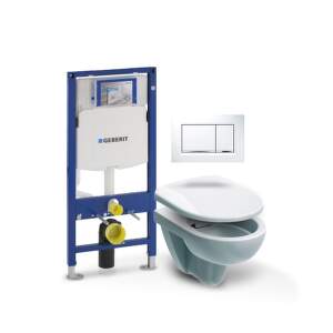 Geberit - Set Duofix (modul, Sigma 30 biela/chróm, Nova Pro klozet + sedátko) B3G