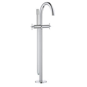 Grohe Atrio - Vaňová batéria do podlahy, s otočným výtokom, chróm 25044003