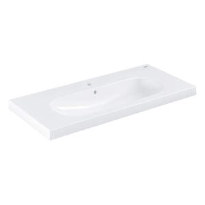 Grohe Euro Ceramic - Umývadlo s prepadom 1000x460 mm, PureGuard, alpská biela 3958500H