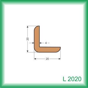 KODREFA Vonkajšia rohová lišta 20 x 20 mm, smrek L2020 /2 m/