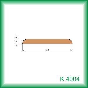 KODREFA Plochá krycia lišta 40 x 04 mm, smrek K4004 /2 m/