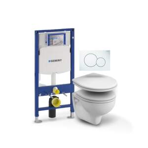 Geberit - Set Duofix (modul, Sigma 01 biela, Rekord klozet, Rekord sedátko) B1E