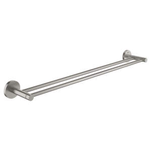 Grohe Essentials - Dvojramenný držiak na uteráky, supersteel 40802DC1