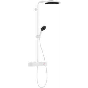 Hansgrohe Pulsify S - Sprchový set s termostatom, priemer 26 cm, 3 prúdy, matná biela 24220700