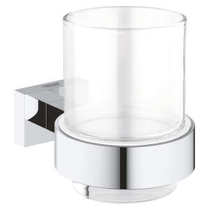 Grohe Essentials Cube - Pohárik s držiakom, chróm 40755001