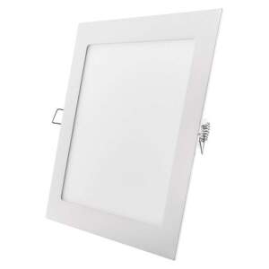 EMOS LED panel 220×220, štvorcový vstavaný biely,18W neutrálna b., 1540211820