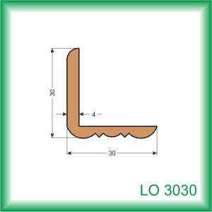 KODREFA Vonkajšia rohová lišta ozdobná 30 x 30 mm, smrek LO3030 /2,5 m/