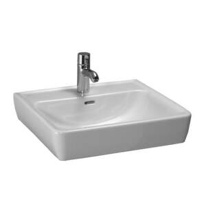 Laufen Pro - Umývadlo, 550 mm x 480 mm, 1 otvor na batériu, s LCC, biela H8179514001041