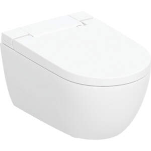 Geberit AquaClean Alba kompletné závesné WC: Keramika WC: biela/KerTect, Dizajnový kryt:biela 146.350.01.1