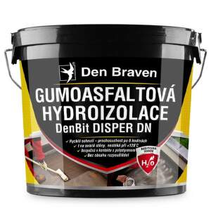 DEN BRAVEN Gumoasfaltová hydroizolácia DenBit DISPER DN 10 kg