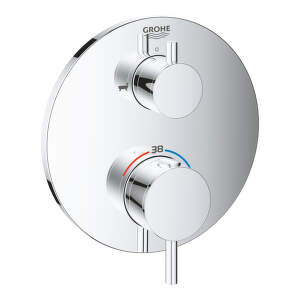 Grohe Atrio - Termostatická batéria pod omietku pre 2 spotrebiče, chróm 24138003