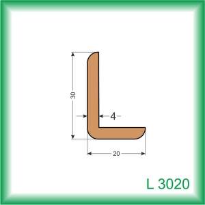 KODREFA Vonkajšia rohová lišta 30 x 20 mm, smrek L3020 /2 m/