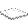 Geberit Príslušenstvo - Sprchová doska 1000x1000 mm, umožňujúca obloženie, so spádom do V 154.253.00.1