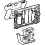 Geberit Splachovacie systémy - Elektronické ovládanie splachovania WC, napájanie zo siete pre rádiové tlačidlo, 2-činné splachovanie 115.897.00.1