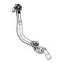 Grohe Talentofill - Napúšťacia, odtoková a prepadová súprava, kefovaný Hard Graphite 28990AL0