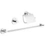 Grohe Essentials - Súprava doplnkov do kúpeľne 3 v 1, chróm 40775001