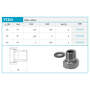 Novaservis - Driek a matka 3/4"x1" FT213/20