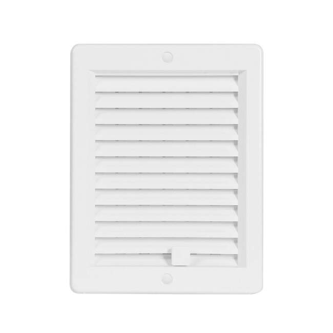 HACO Vetracia mriežka s rámčekom uzatvárateľná 150x200 mm biela