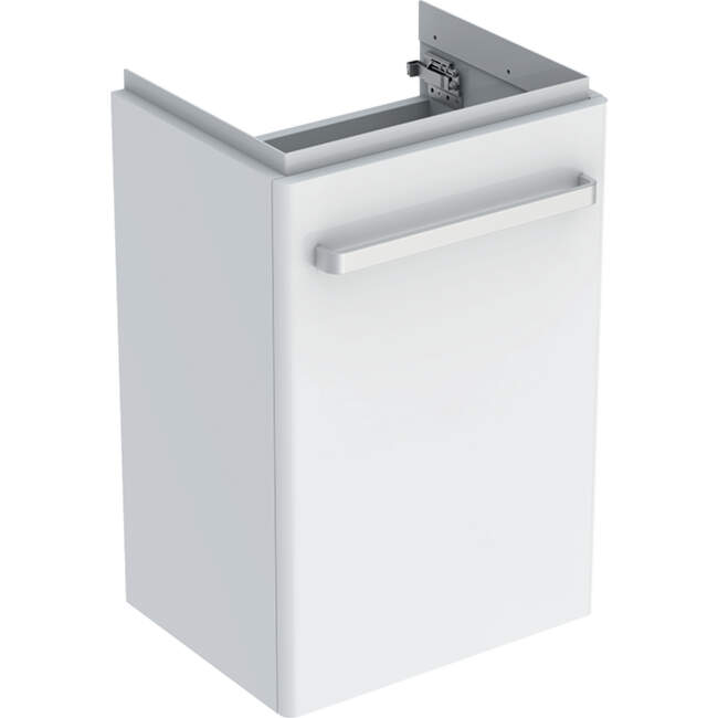 GEB Skrinka pod malé umývadlo Geberit Selnova Compact, s jednými dvierkami: 40x60.4x34cm, Šírka umývadla=45cm, Biela 501.490.00.1