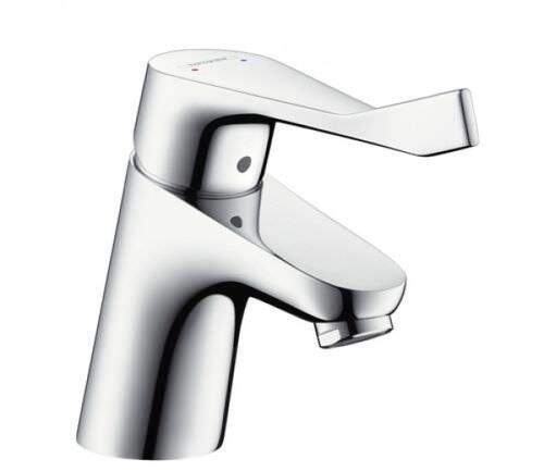 HansGrohe Focus - Páková umývadlová batéria 70 s predĺženou rukoväťou, chróm 31914000