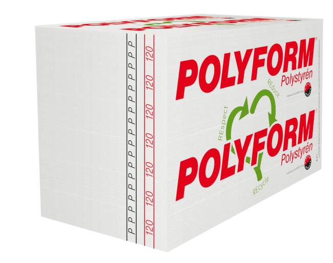 POLYFORM Podlahový polystyrén EPS 100 S 180x1000x2000 mm po 1 kuse