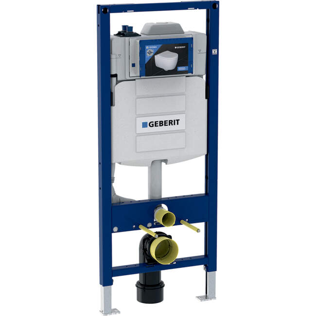 Geberit Duofix - Prvok pre závesné WC, 120 cm, s podomietkovou splachovacou nádržkou Sigma 12 cm 111.026.00.1