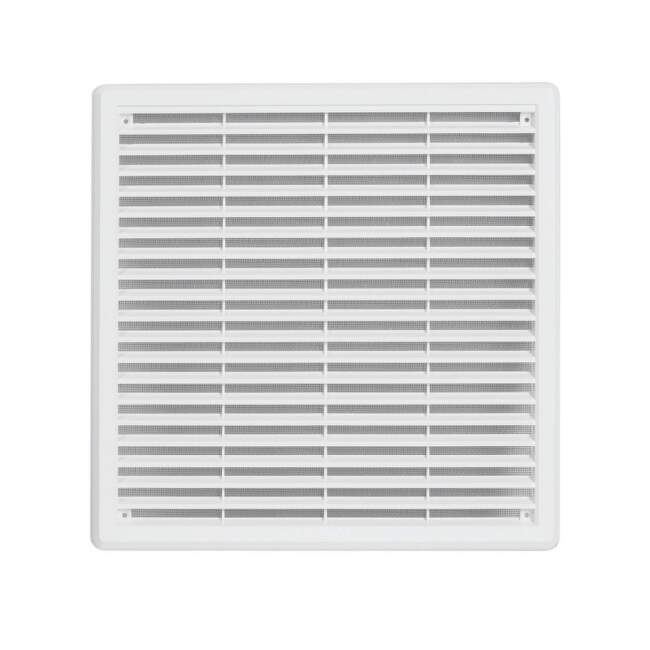HACO Vetracia mriežka so sieťovinou - krytka 300x300 mm biela