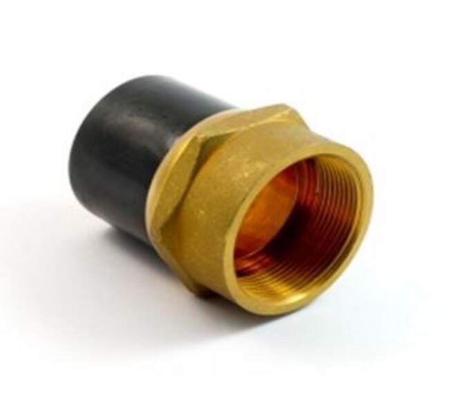 FOX FITTINGS HDPE100 - Prechod PE/Mosadz SDR11 vnútorný závit DN 50-11/2", PEBR050040F