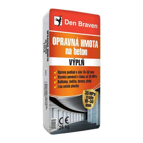 DEN BRAVEN Opravná hmota na betón VÝPLŇ 5 kg