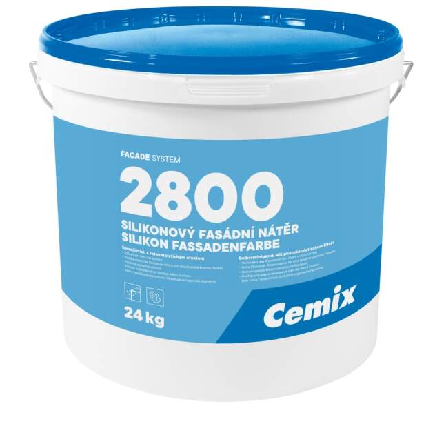 CEMIX Silikónový fasádny náter 2800, 24 kg, 2. príplatok