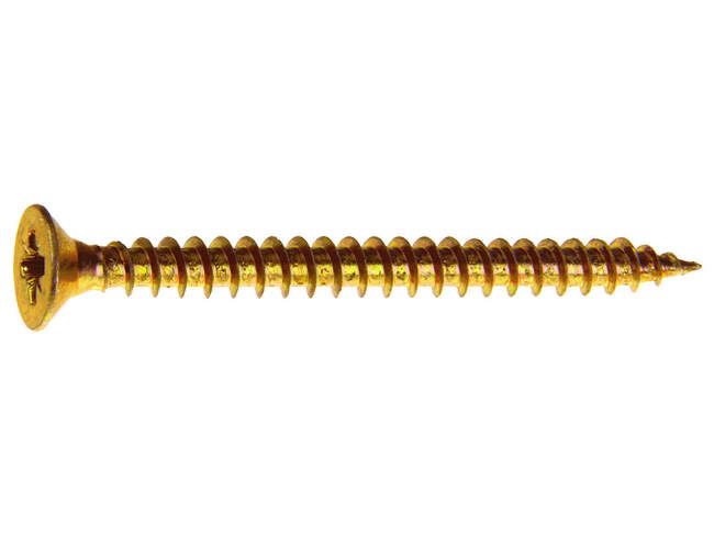 VRUT UNIVERZÁLNY, zapustená hlava, krížová drážka pozidriv, zinok žltý 4,5x70 mm
