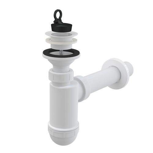 Alca plast Sifóny - Sifón umývadlový s prípojkou, priemer 40 mm, plast mriežka DN63 A42