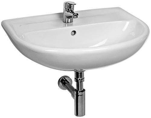 Jika Lyra plus - Umývadlo s prepadom, 600x490 mm, biela H8143830001091