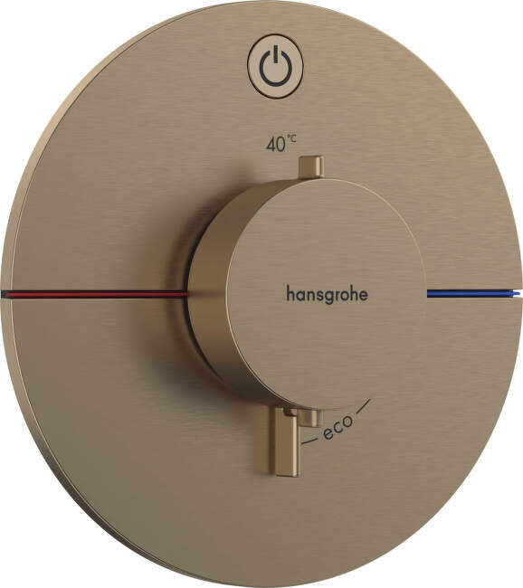Hansgrohe ShowerSelect Comfort - Termostatická batéria pod omietku, kefovaný bronz 15553140