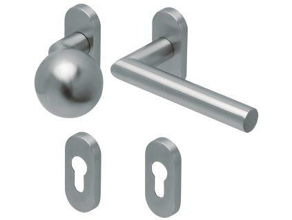 COBRA Interiérové kovanie VISION-R OVAL PZ RE PB3.0 IN, SCP101BB3OE50