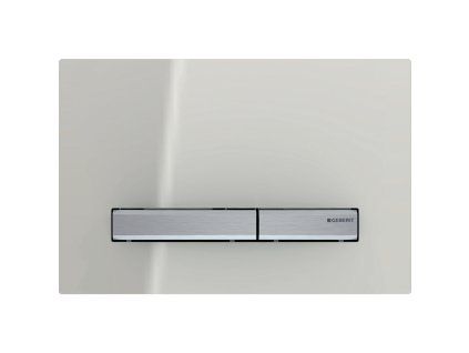 Geberit Sigma50 - Ovládacie tlačidlo splachovania, chróm/pieskovo sivá 115.788.JL.2
