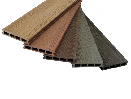 GUTTA Guttadeck, terasová doska WPC, dutá, 140 x 25 x 4000 mm, 3D oak brown 100004196