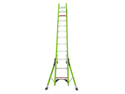 LAGIS Sumostance 24 - Výsuvný žebrík s patentovanými vyrovnávacími nohami, zo sklených vlákien Fiberglass nevodivý 17224EN