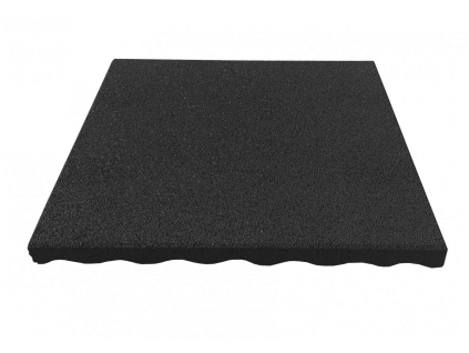 GUTTA Gumová dlažba Smart Flex, 40 x 40 cm, 25 mm, černá 4294995